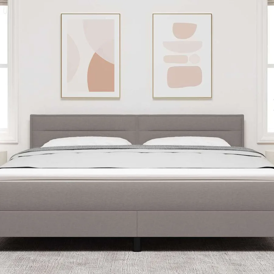 Tête de lit Taupe 180 cm tissu - 3