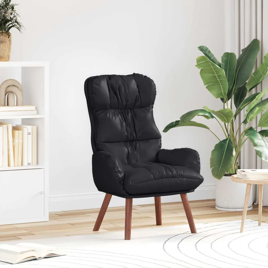 fauteuil Noir 69 x 74 x 93 cm Simili cuir