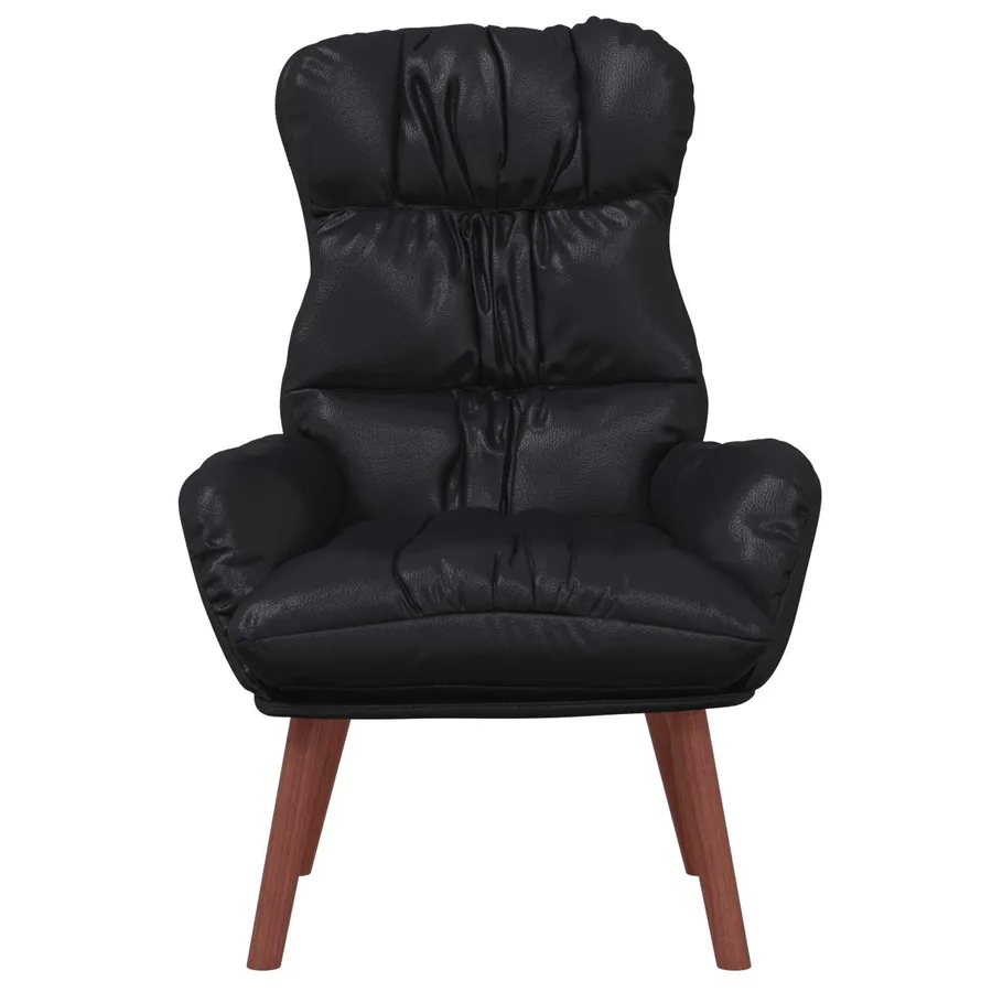 fauteuil Noir 69 x 74 x 93 cm Simili cuir - 3