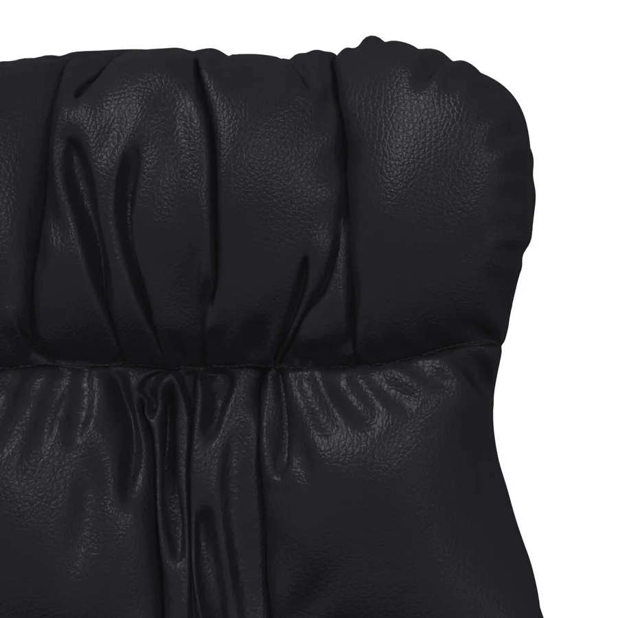 fauteuil Noir 69 x 74 x 93 cm Simili cuir - 6