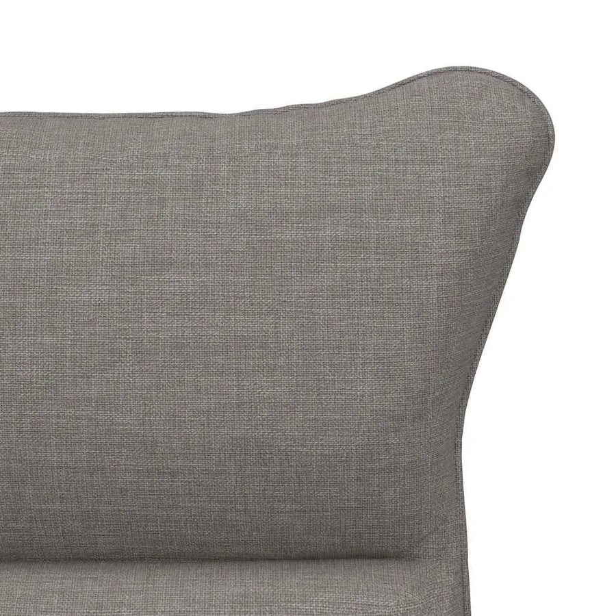 fauteuil Taupe 69 x 74 x 93 cm Tissu et Contreplaqué - 7