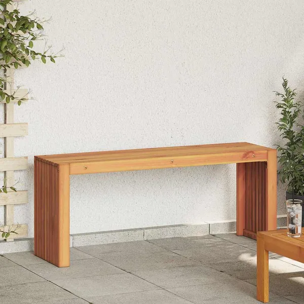 banc Huile Naturelle 110 x 30 x 45 cm Bois de teck massif