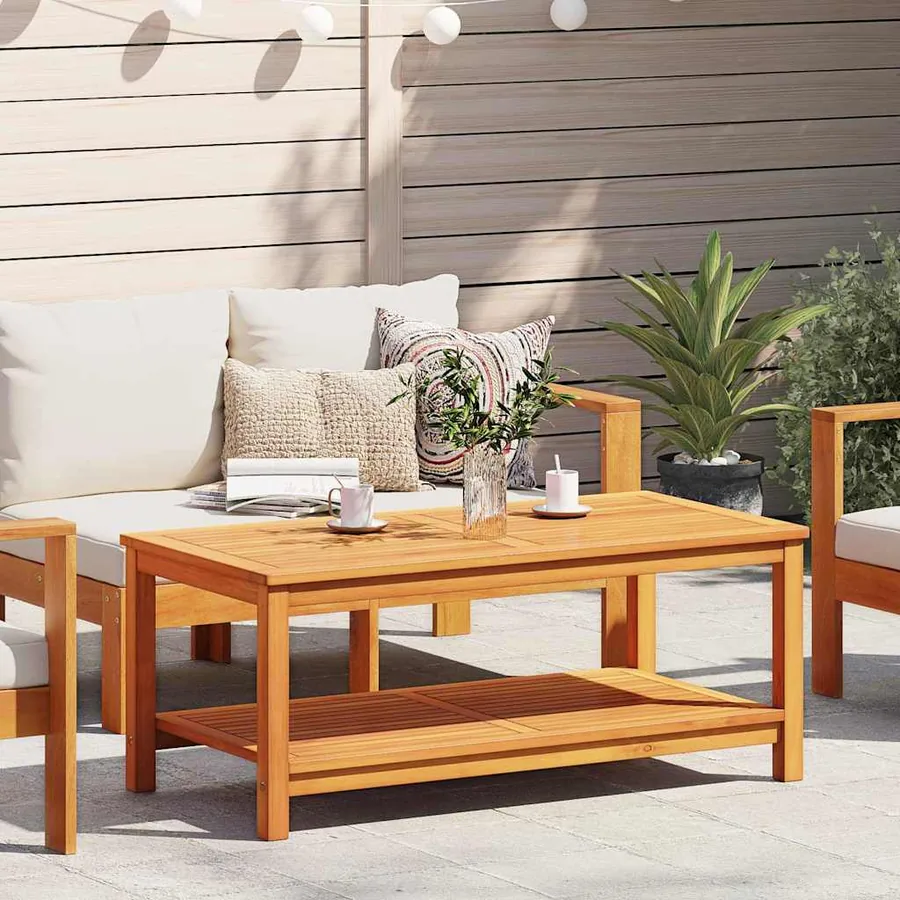Table d'appoint Huile Naturelle 110 x 55 x 45 cm