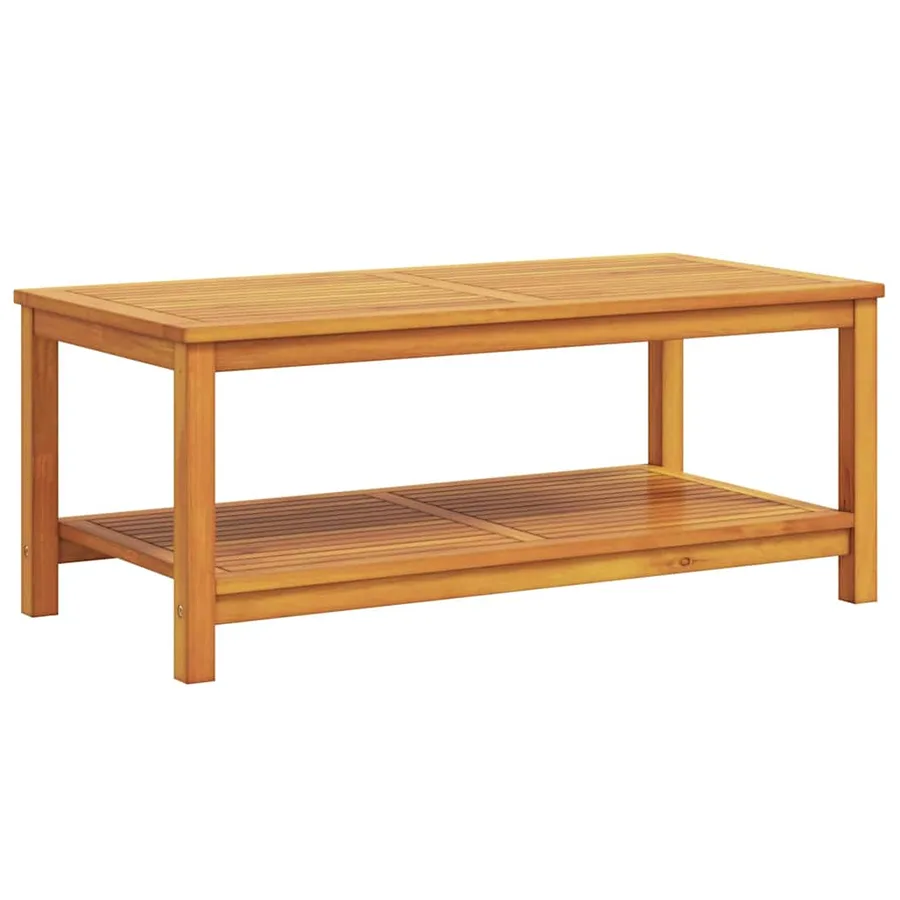 Table d'appoint Huile Naturelle 110 x 55 x 45 cm - 2