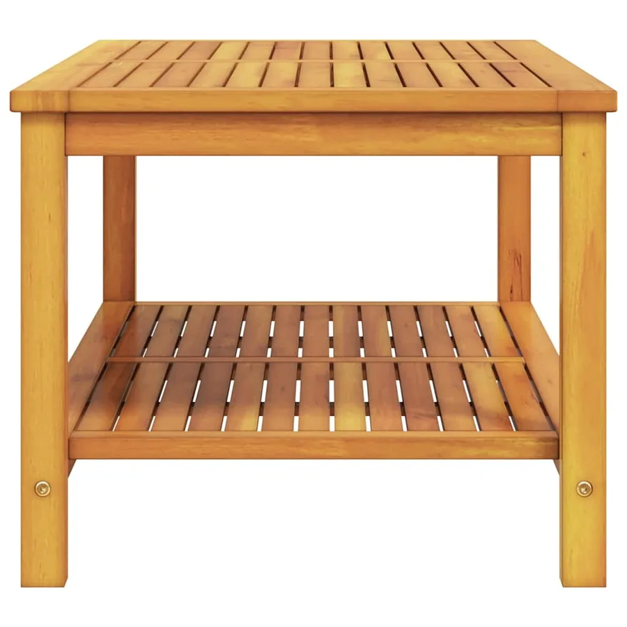 Table d'appoint Huile Naturelle 110 x 55 x 45 cm - 5