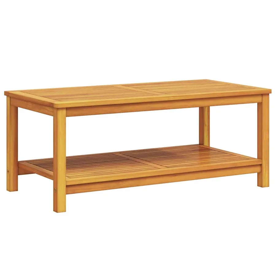 Table d'appoint Huile Naturelle 110 x 55 x 45 cm - 6