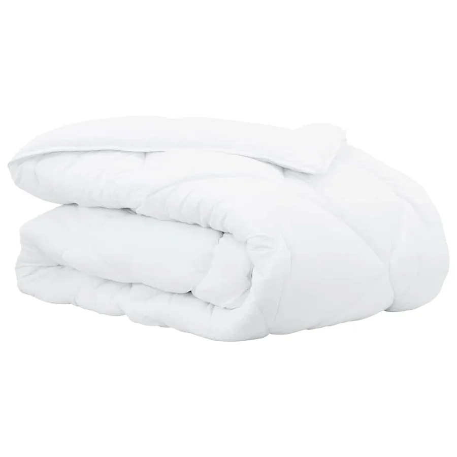 Duvet d'hiver Blanc 220 x 202 x 5 cm Polyester - 2