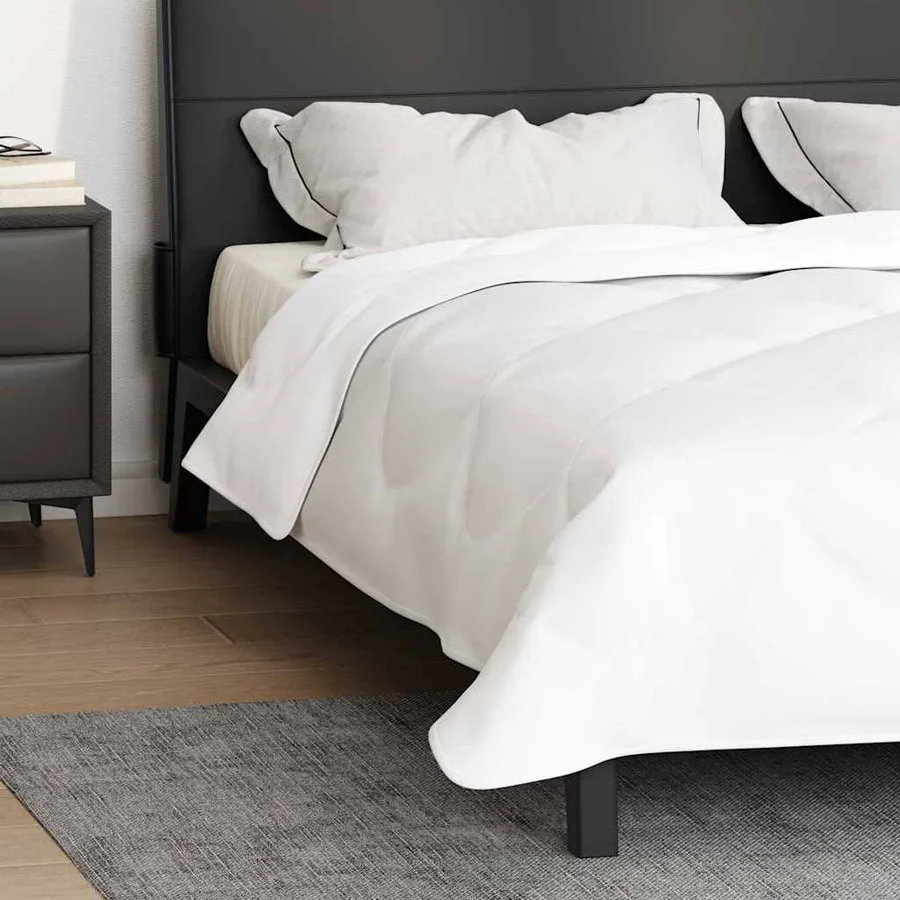 Duvet d'hiver Blanc 220 x 202 x 5 cm Polyester - 5