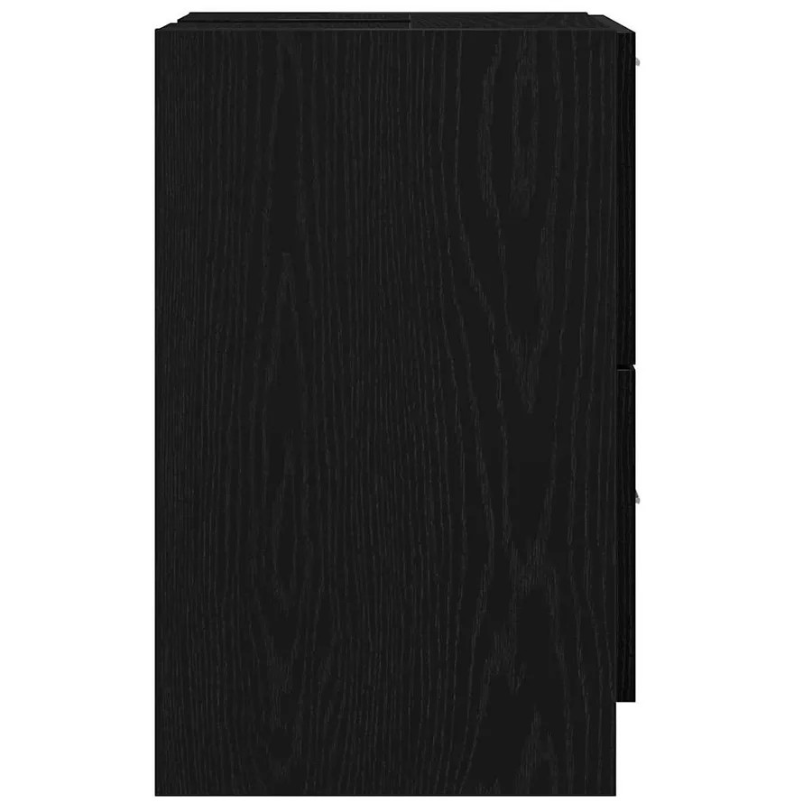 Cabinet de salle de bain avec tiroir Chêne noir 40 x 37 x 59 cm - 7
