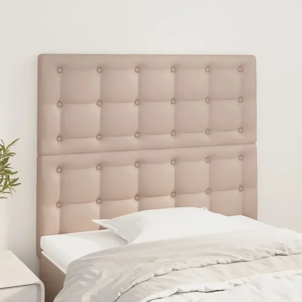 Tête de lit Cappuccino 100x5x118/128 cm Similicuir