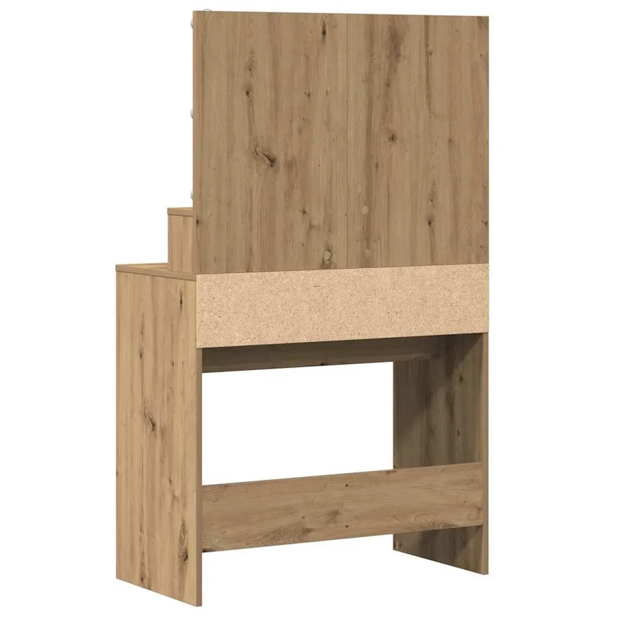 Table de Toilette Chêne artisanal 80 x 41 x 134,5 cm - 9