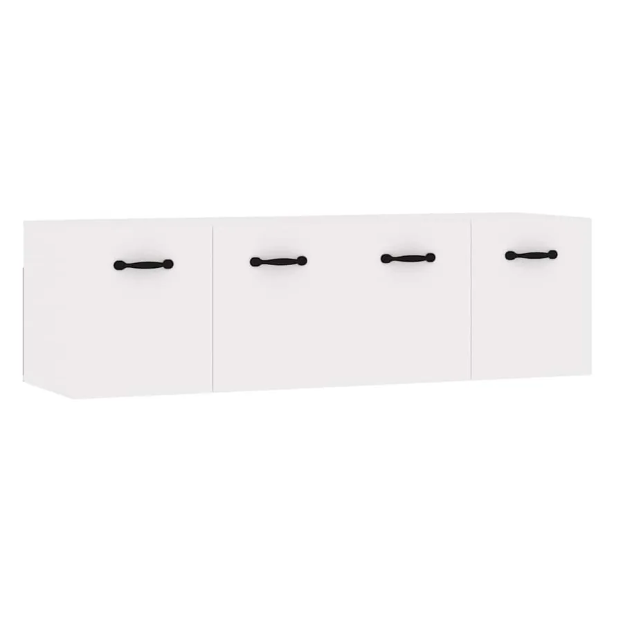 Armoires murales 2 pcs Blanc brillant 80x36,5x35 cm - 2