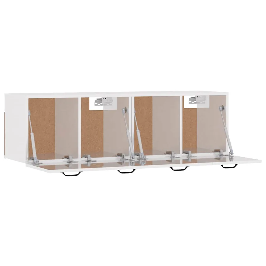 Armoires murales 2 pcs Blanc brillant 80x36,5x35 cm - 5