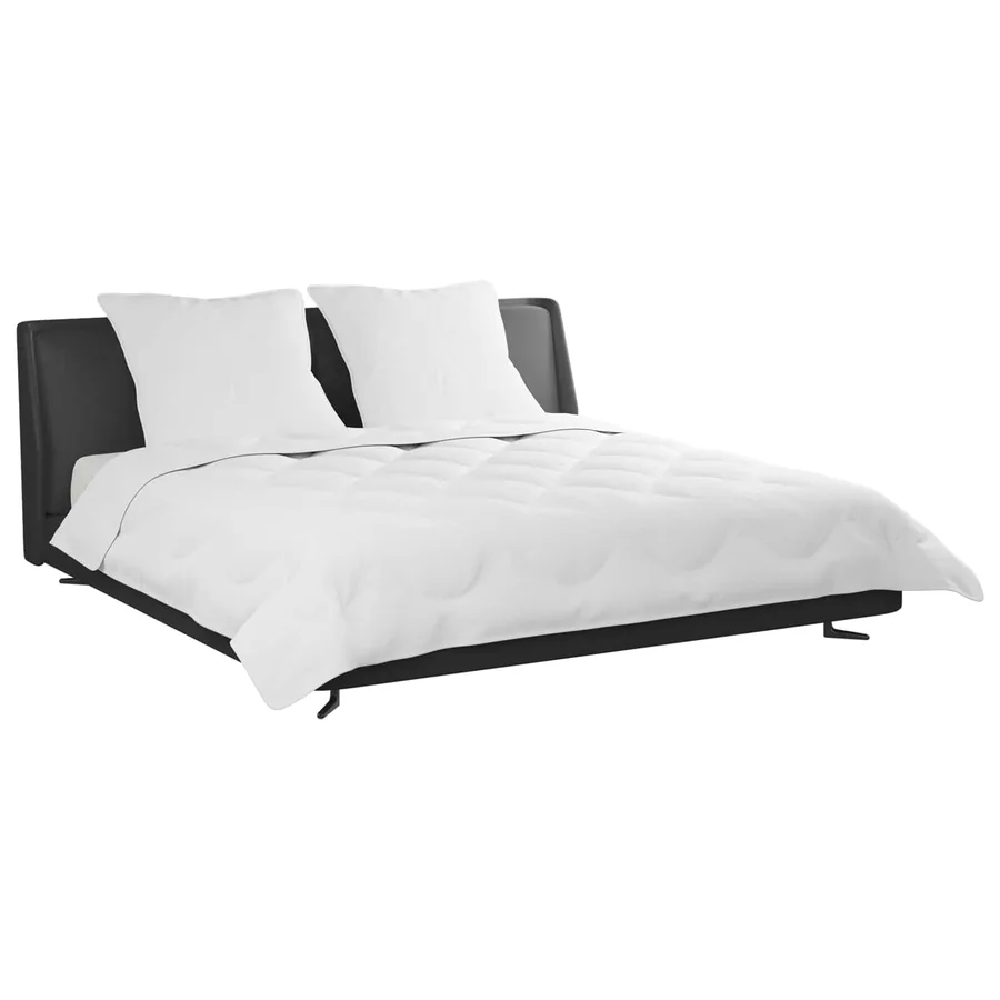 Couette avec oreiller 3 pcs Blanc Microfibre - 3