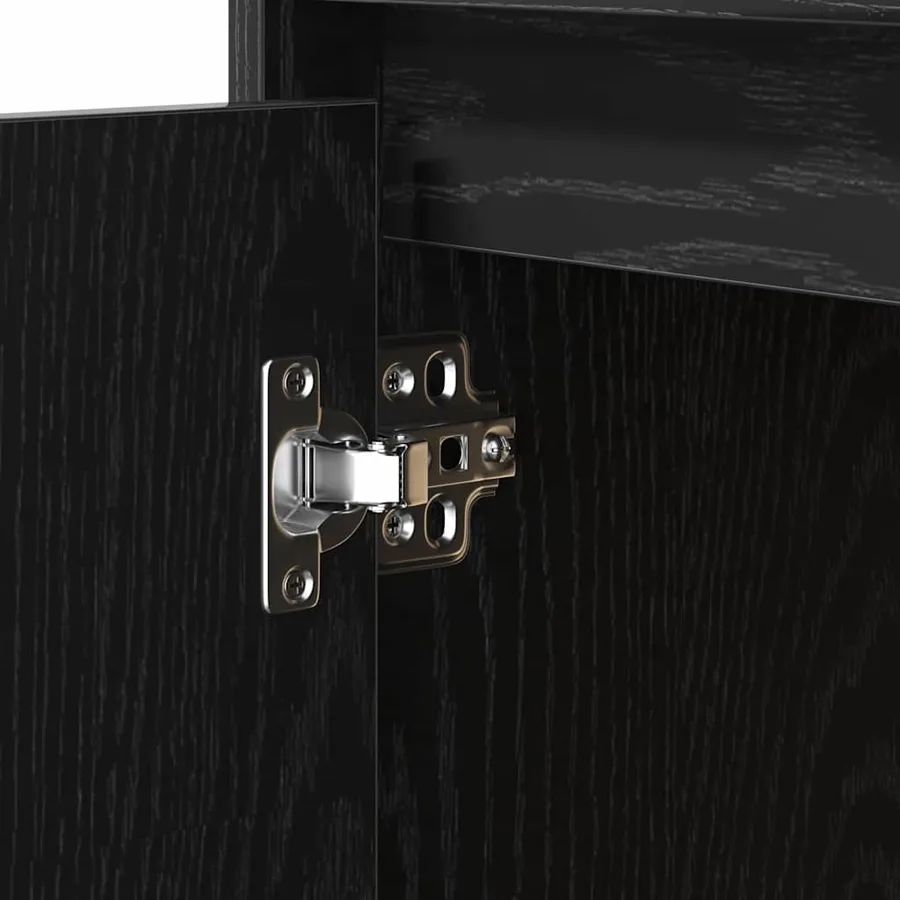 Cabinet de chevet 2 pcs Chêne noir 50 x 34,5 x 50 cm. - 13
