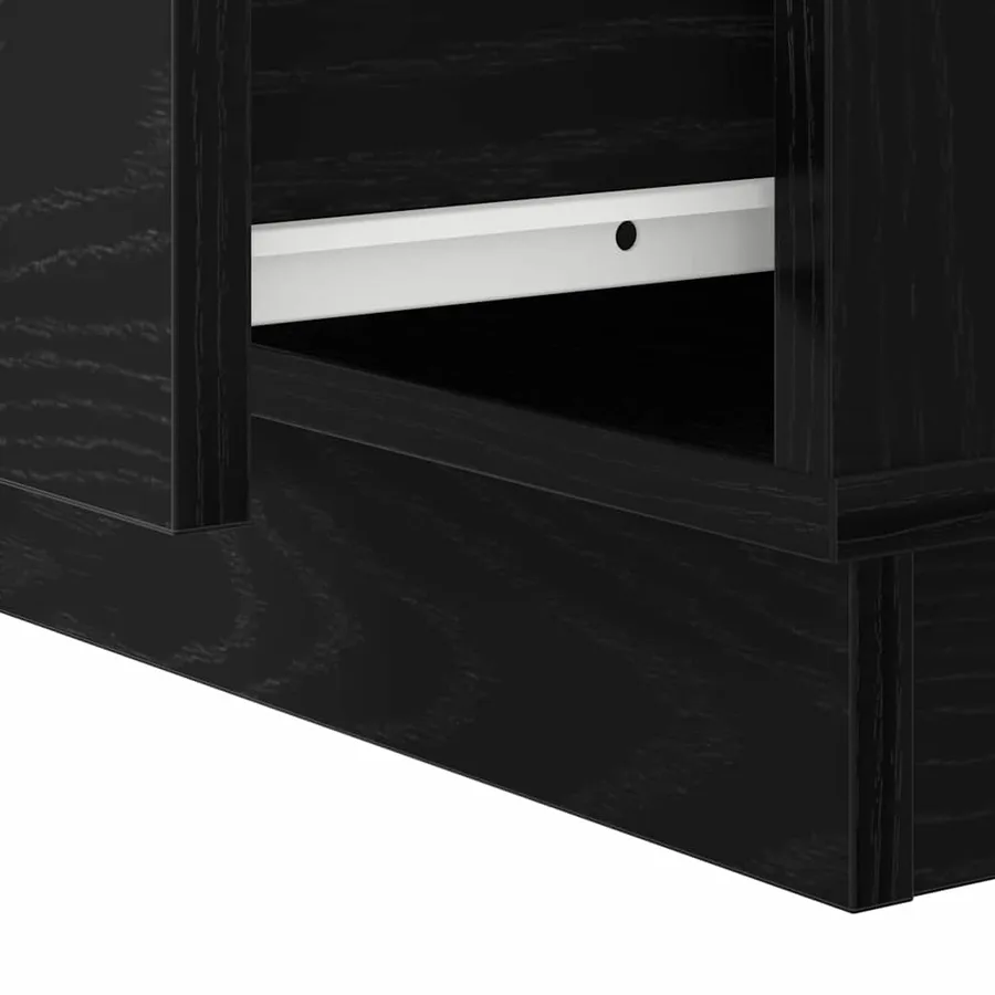 Cabinet de chevet 2 pcs Chêne noir 50 x 34,5 x 50 cm. - 14