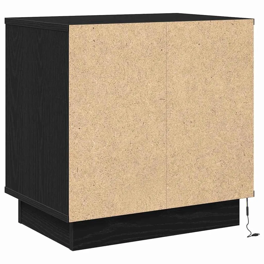 Cabinet de chevet 2 pcs Chêne noir 50 x 34,5 x 50 cm. - 8
