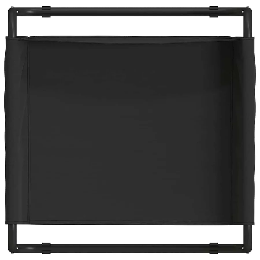 Lit pour Chien Noir 75 x 75 x 30 cm Acier - 7