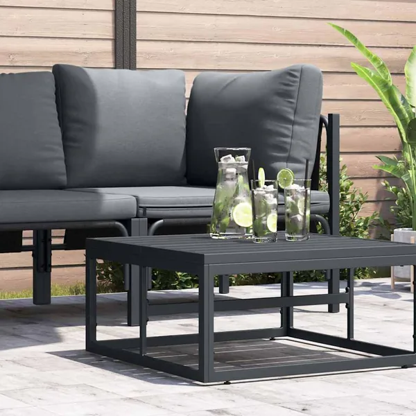 Mobilier de jardin Anthracite 70 x 70,5 x 32 cm Acier