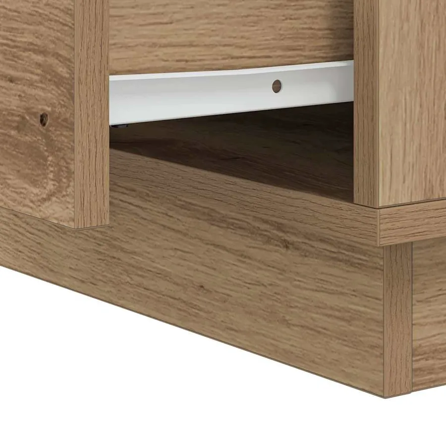 Cabinet de chevet Chêne artisanal 39 x 34,5 x 50 cm - 12