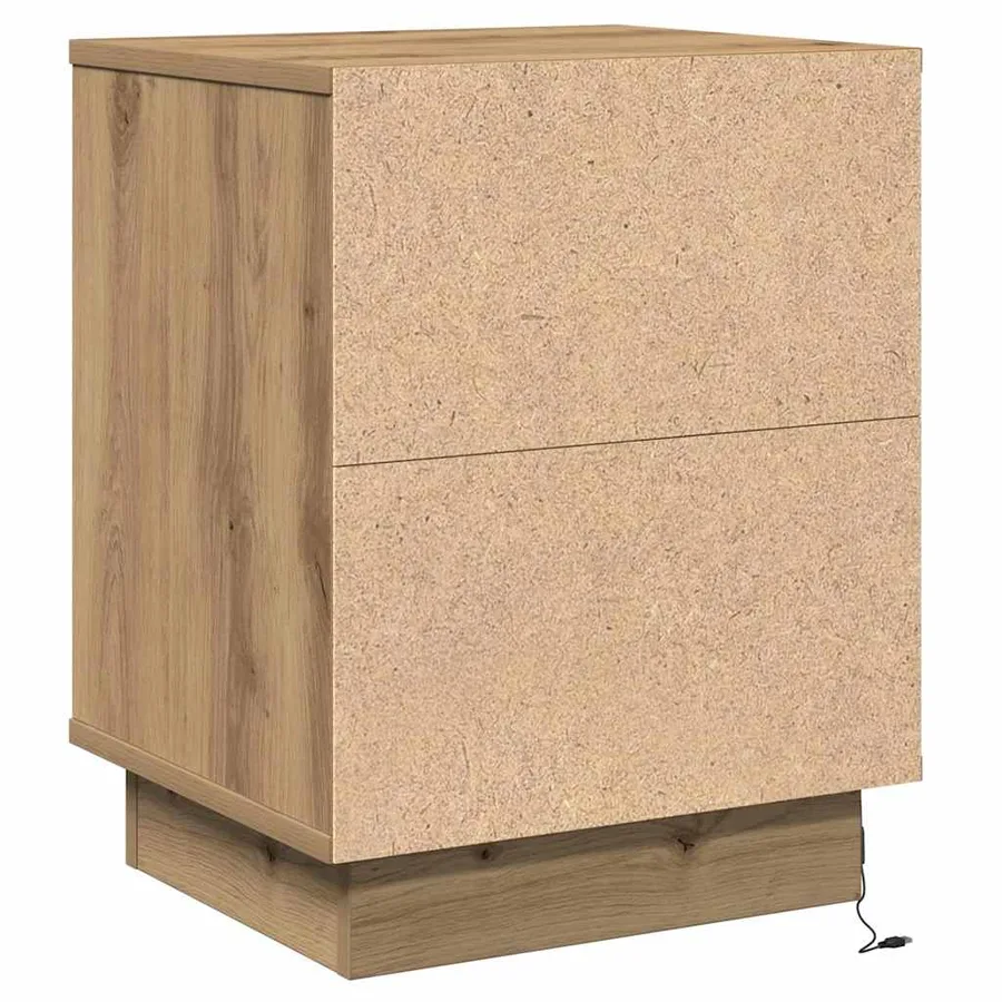 Cabinet de chevet Chêne artisanal 39 x 34,5 x 50 cm - 9