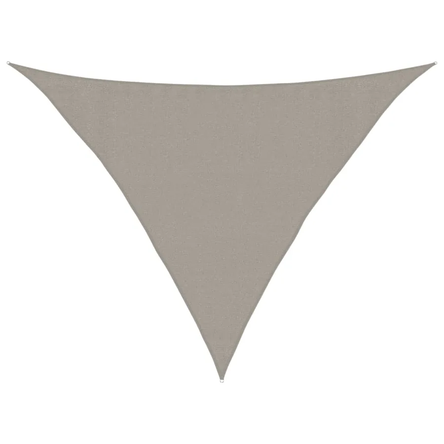 Voile d'ombrage 160 g/m² triangulaire 3,5x3,5x4,9 m PEHD - 2
