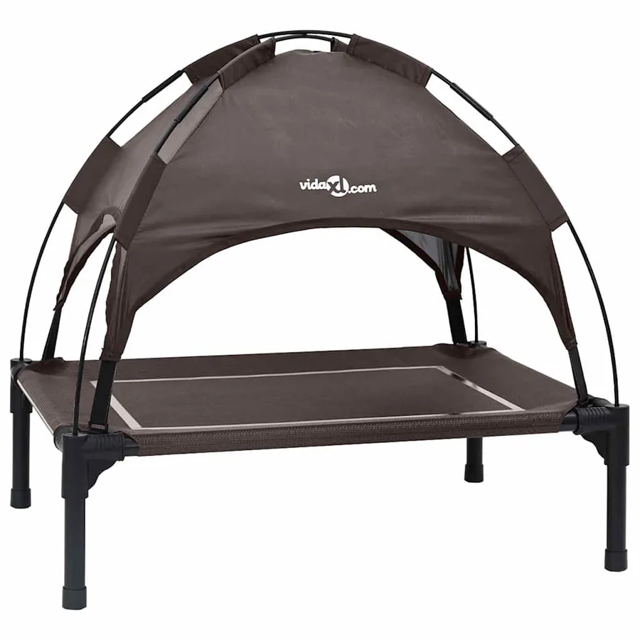 Lit pour Chien Marron 63 x 49,5 x 60 cm Acier - 2