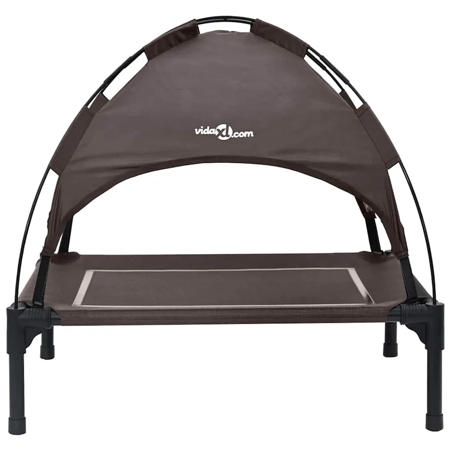Lit pour Chien Marron 63 x 49,5 x 60 cm Acier - 4