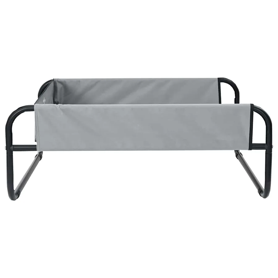 Lit pour Chien Gris clair 57 x 57 x 24 cm Acier - 5