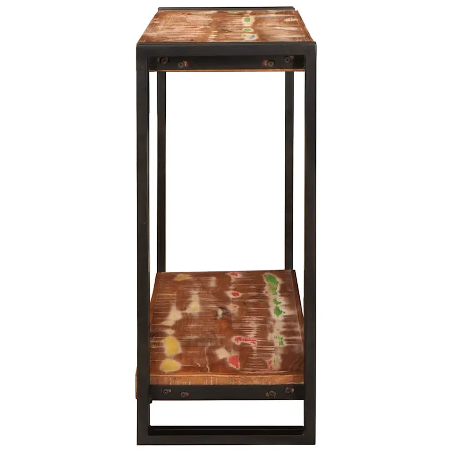 Table console Multicolore 90 x 33 x 75 cm Bois Recyclé Solide - 4