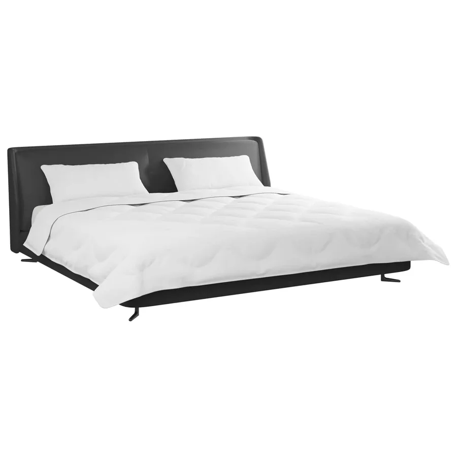 Duvet d'hiver avec oreiller 3 pcs Blanc Microfibre - 3