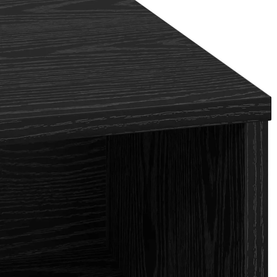 Buffet LED Chêne noir 71 x 34,5 x 75 cm Bois d'ingénierie - 11