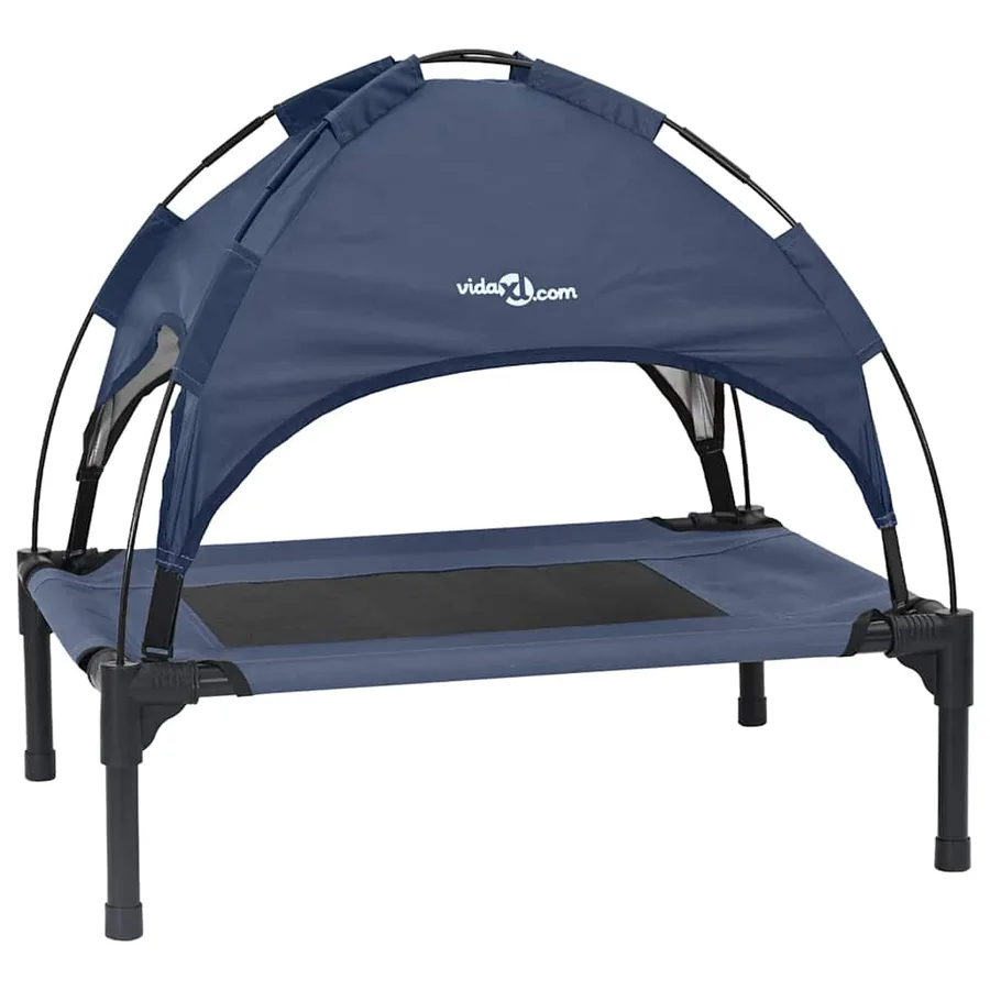 Lit pour Chien Bleu marine 62 x 48 x 61 cm Acier - 2