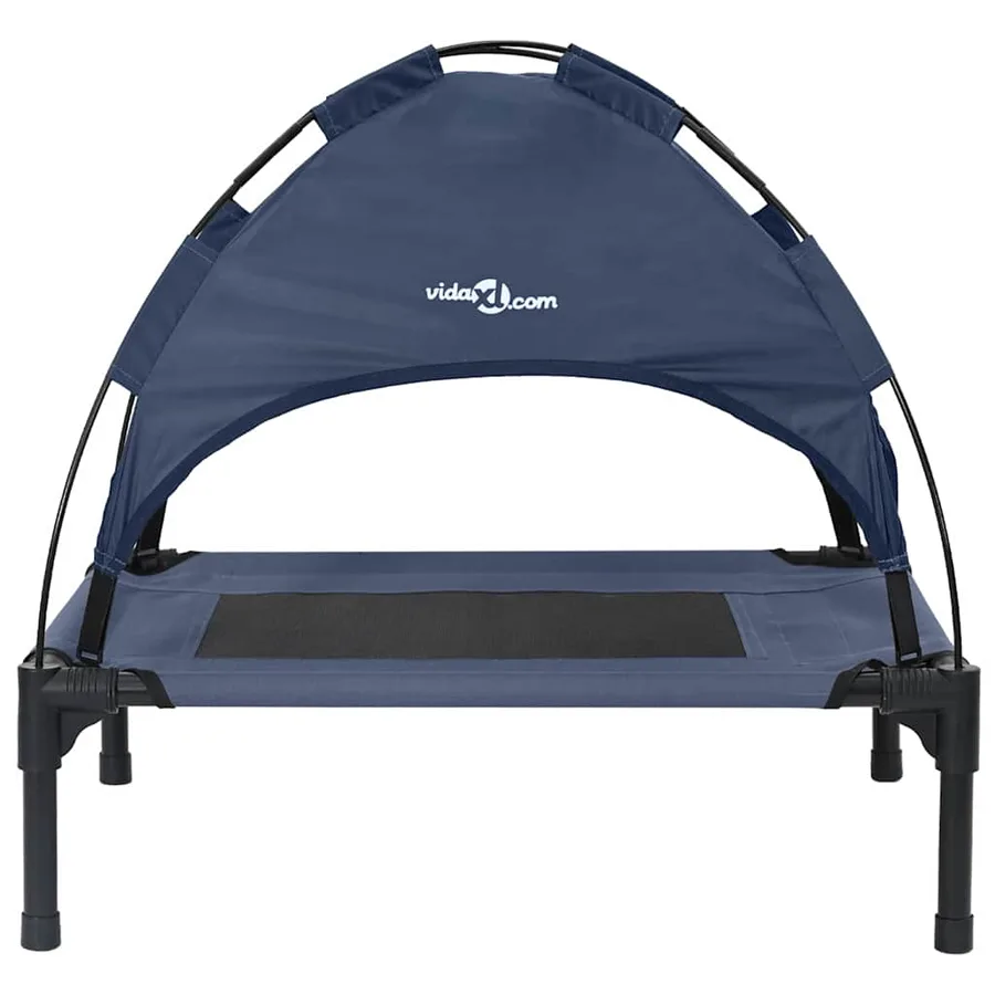 Lit pour Chien Bleu marine 62 x 48 x 61 cm Acier - 4