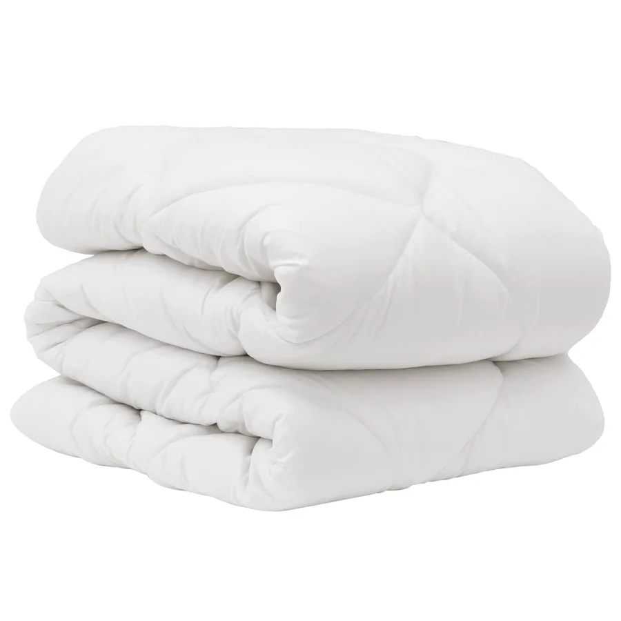 Ensemble de Duvet avec oreiller 2 pcs Blanc Microfibre - 4