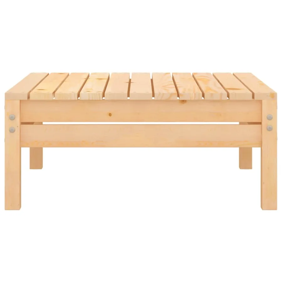 Salon de jardin 5 pcs Bois de pin massif - 13