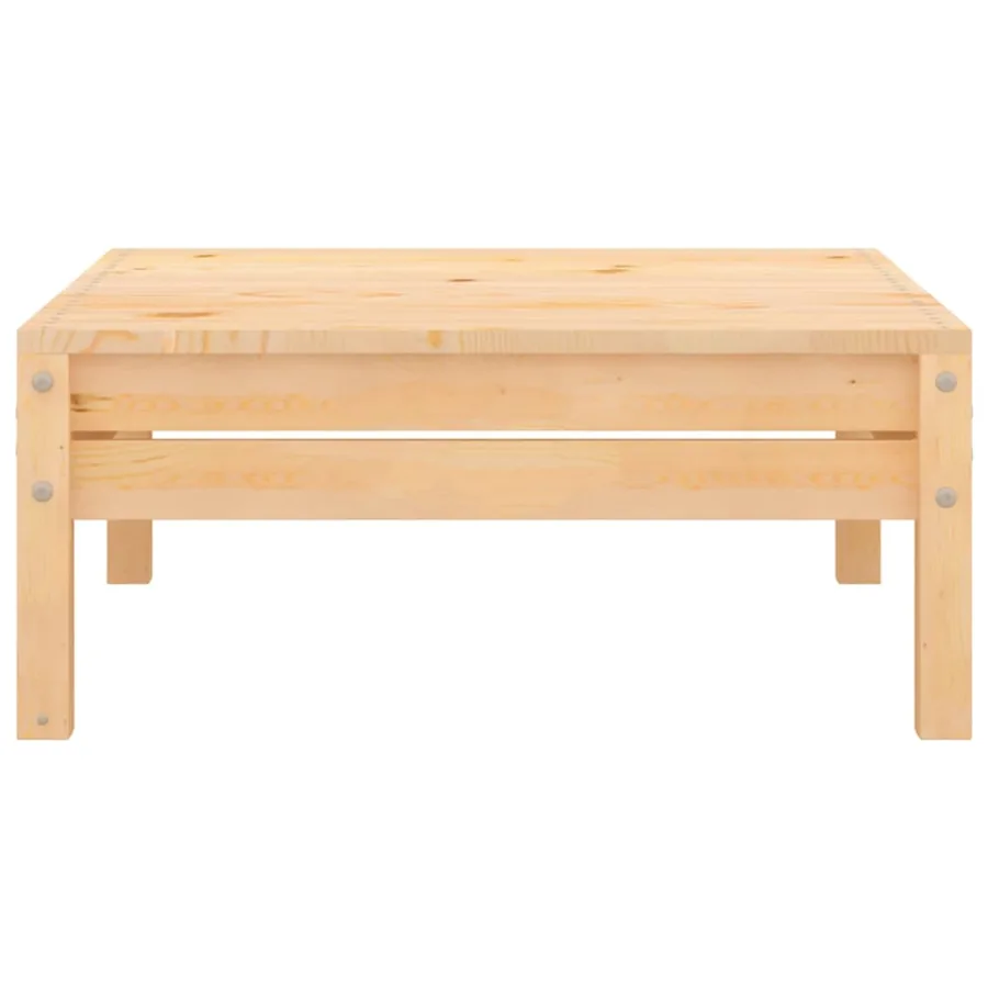 Salon de jardin 5 pcs Bois de pin massif - 8
