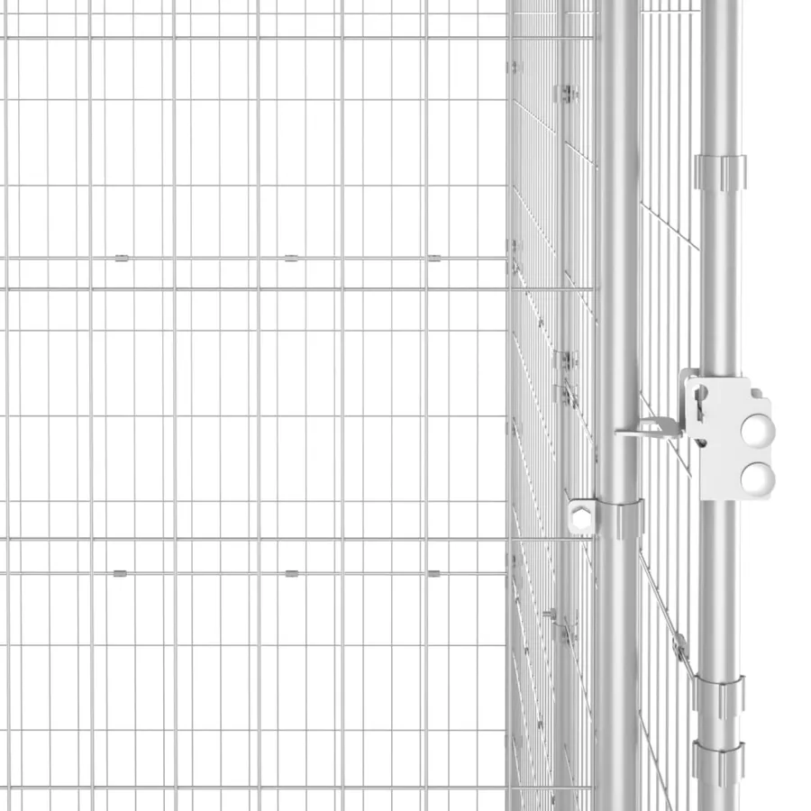 Chenil extérieur Acier galvanisé 14,52 m² - 5