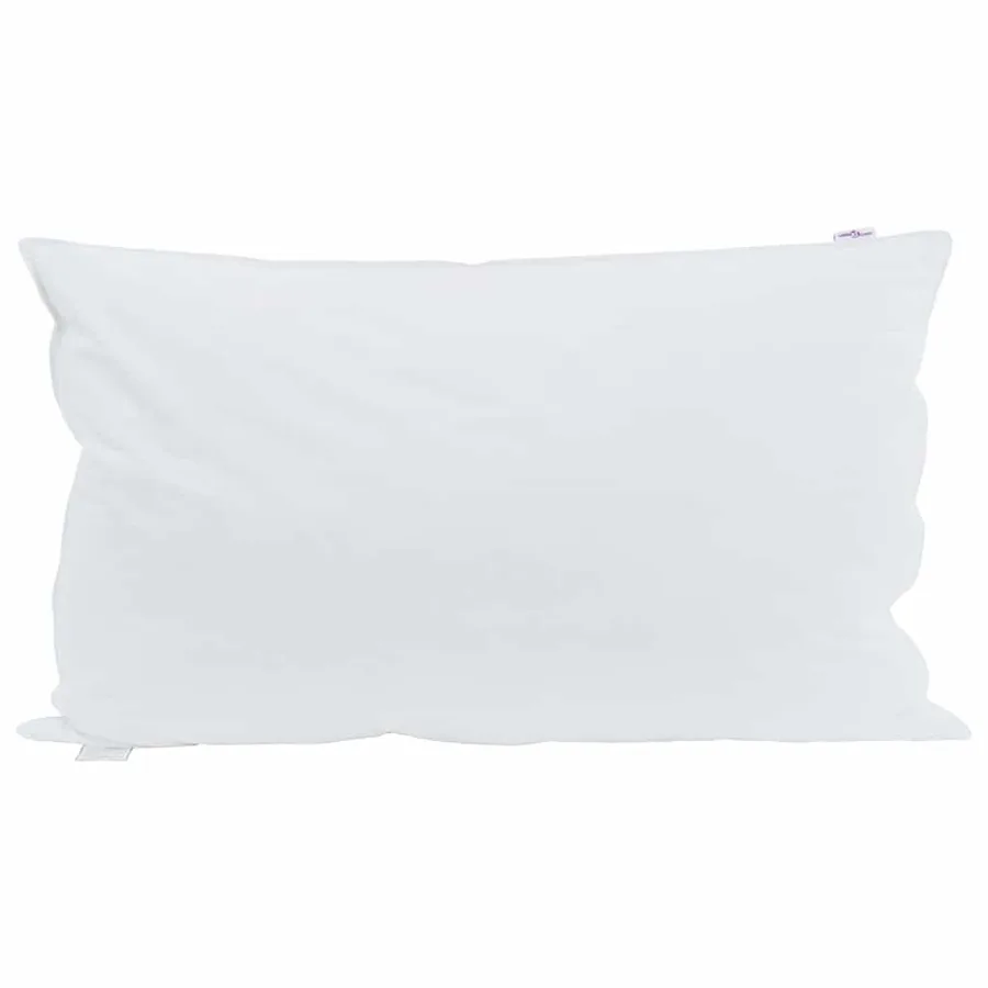 Oreiller avec oreiller 2 pcs Blanc 40 x 80 cm Plume - 2