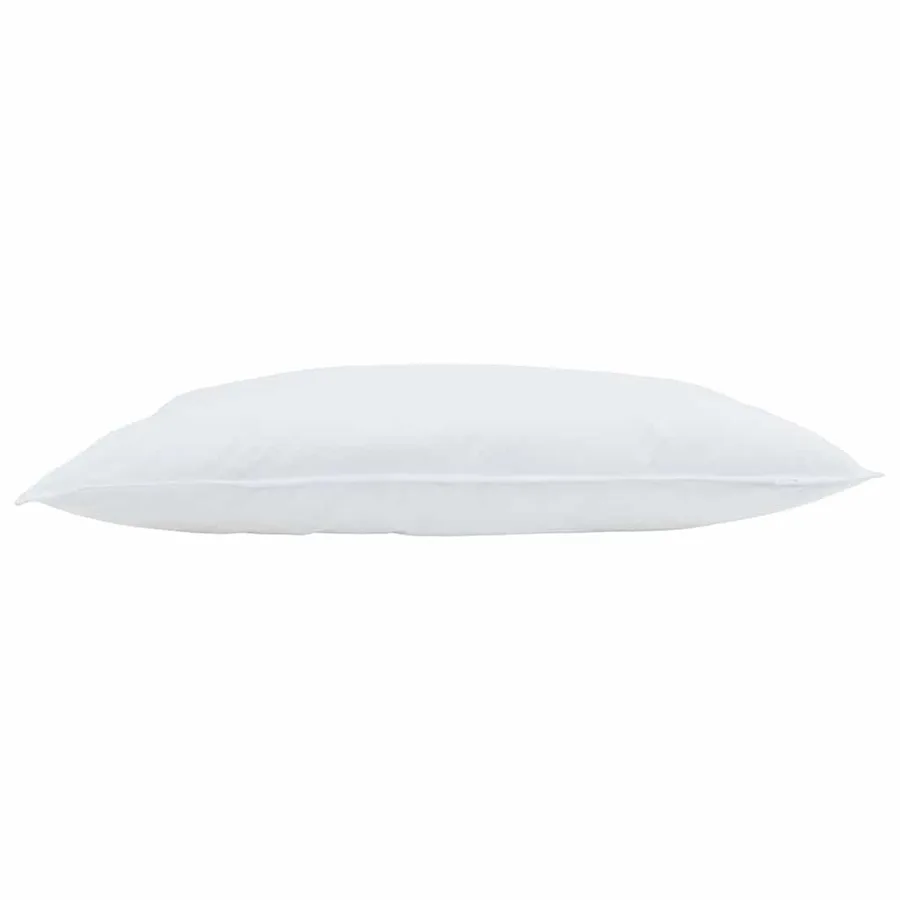 Oreiller avec oreiller 2 pcs Blanc 40 x 80 cm Plume - 5
