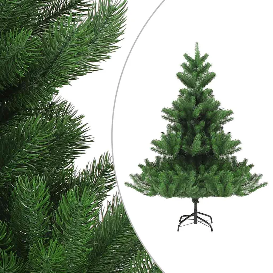 Sapin de Noël artificiel Nordmann avec LED et boules Vert 150cm - 2