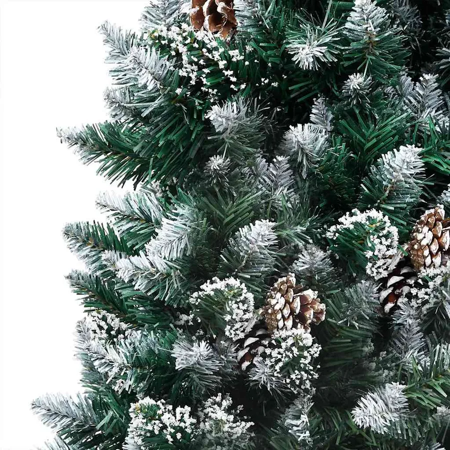 Arbre de Noël artificiel avec LED/boules pommes de pin 210cm - 2