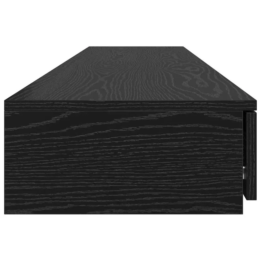 Tiroirs de lit avec tiroir Chêne noir 200 x 36,5 x 16,5 cm - 7