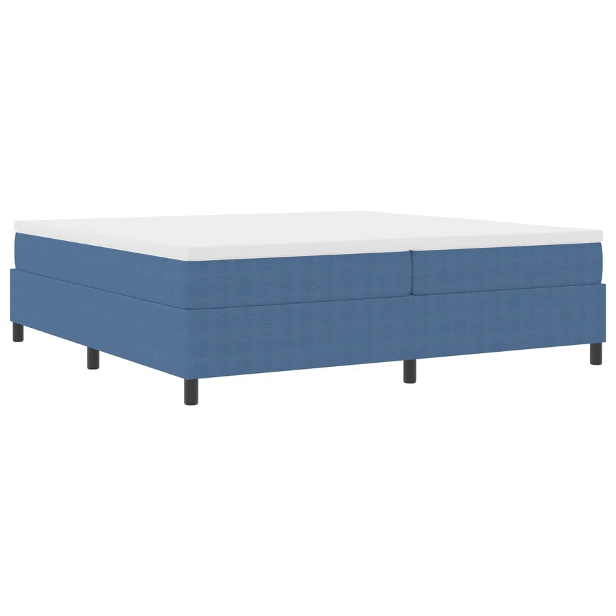Cadre de lit plateforme Bleu 200 x 200 cm - 2