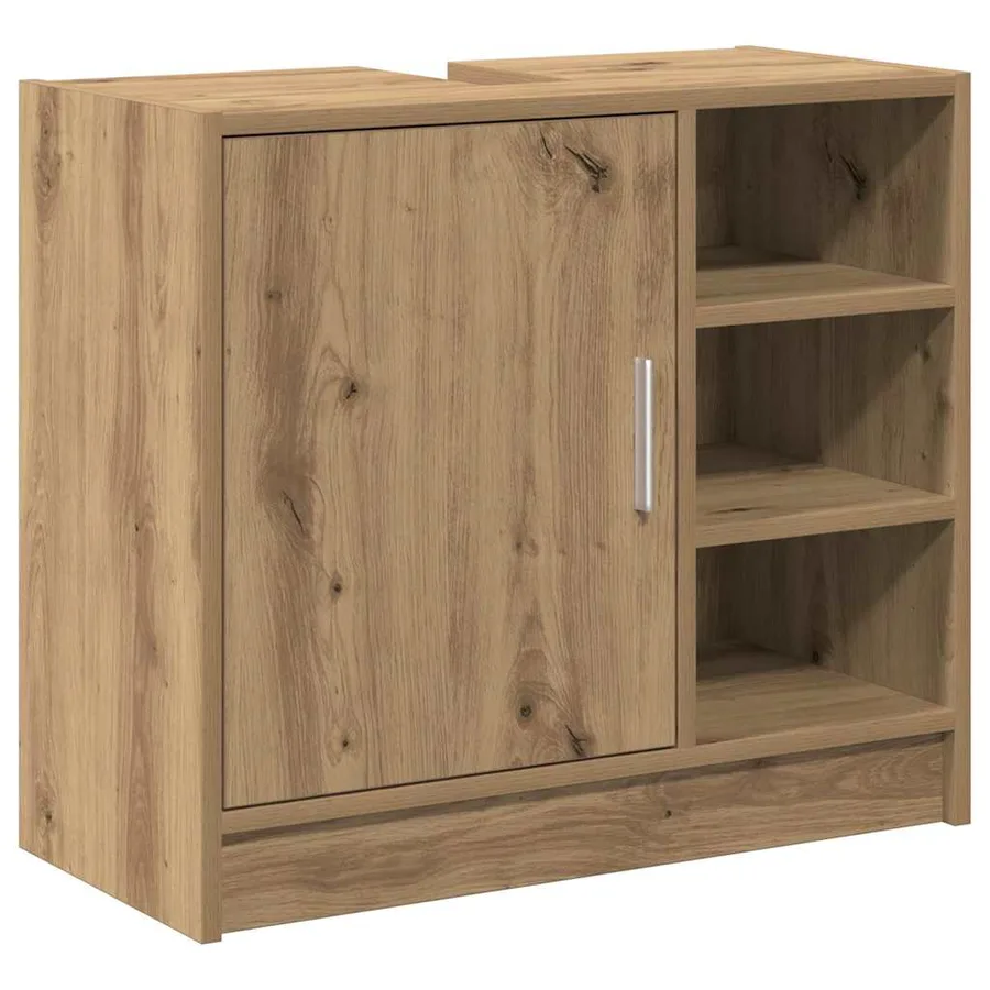 Cabinet de salle de bain Chêne artisanal 63 x 29 x 55 cm - 2