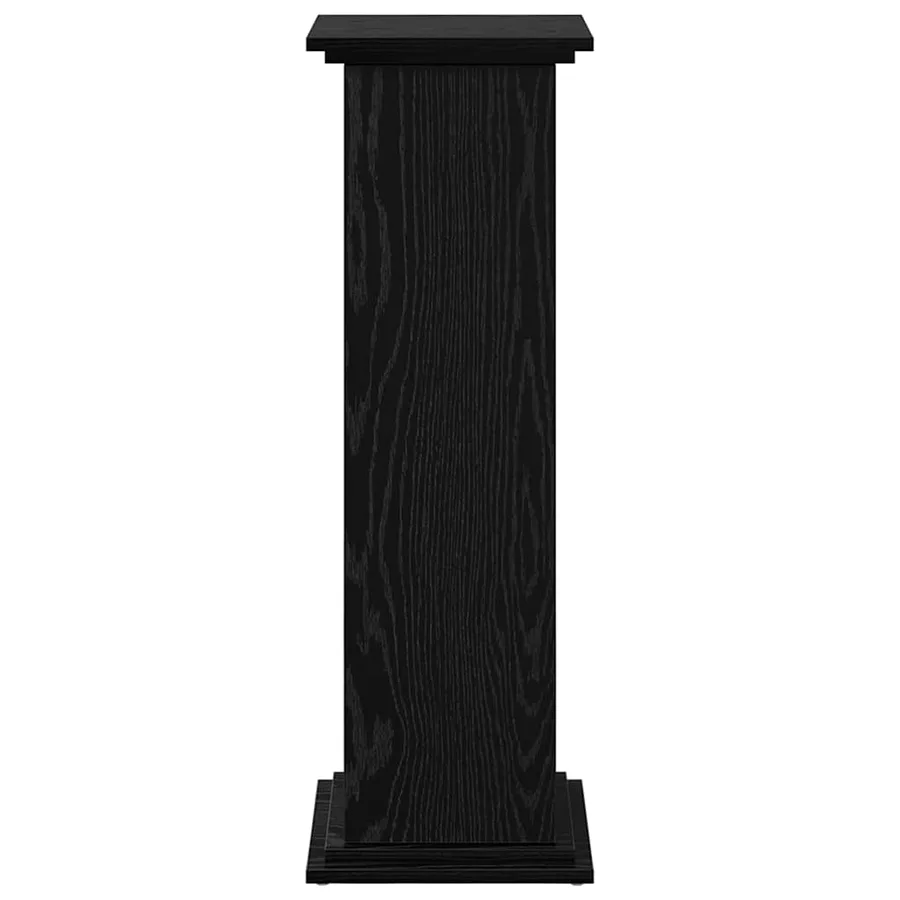 Support d'affichage avec étagère Chêne noir 31 x 30 x 90 cm - 5