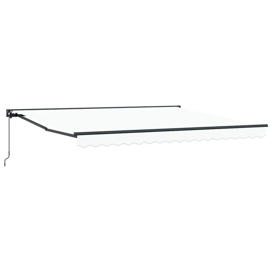 Cadre d'auvent Blanc 400 × 300 cm Polyester avec revêtement PU - 2