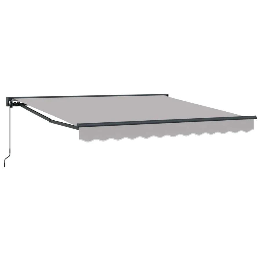 Cadre d'auvent Gris clair 350 x 250 cm - 2