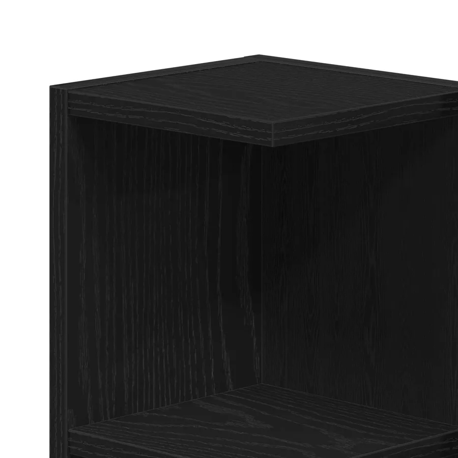 Ensemble de mobilier de salle de bain avec étagère 3 pcs Noir - 12