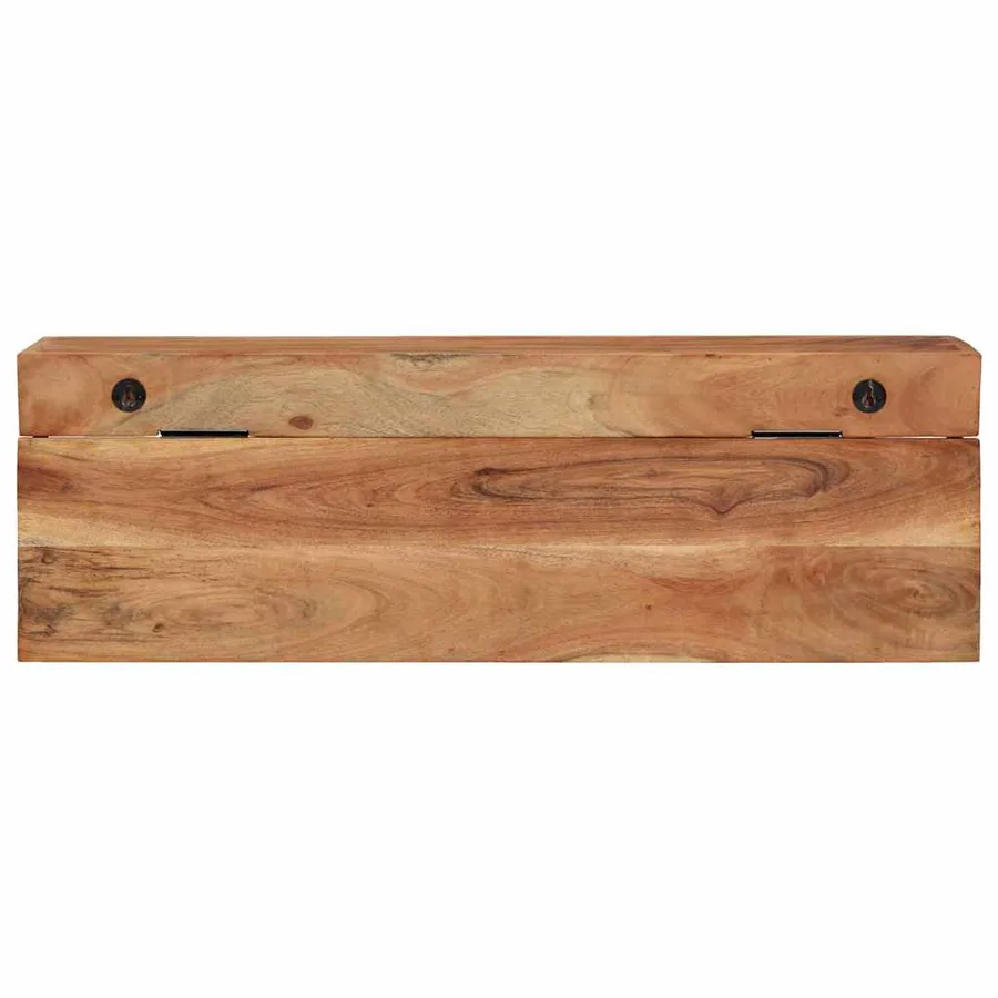 Porte-manteau Marron 73 x 19 x 23 cm Bois d'acacia massif - 6